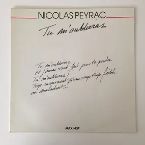 Nicolas Peyrac - Tu M'Oublieras