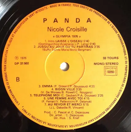 Nicole Croisille - Olympia 76