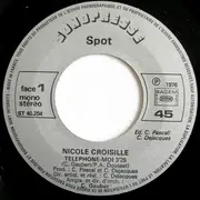 7inch Vinyl Single - Nicole Croisille - Téléphone-Moi
