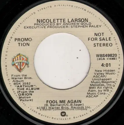 Nicolette Larson - Fool Me Again