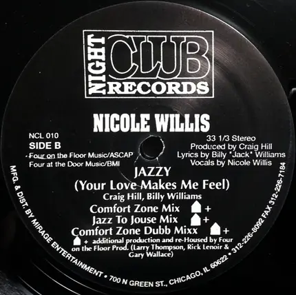 Nicole Willis - Jazzy (Your Love Makes Me Feel)