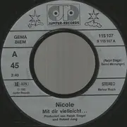 7inch Vinyl Single - Nicole - Mit Dir Vielleicht ...