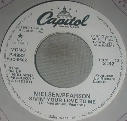 Nielsen Pearson Band - Givin' Your Love To Me