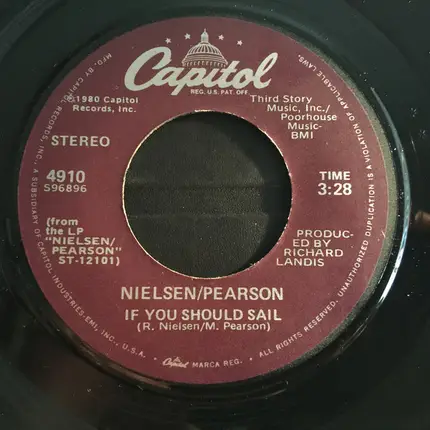 Nielsen Pearson Band - If You Should Sail