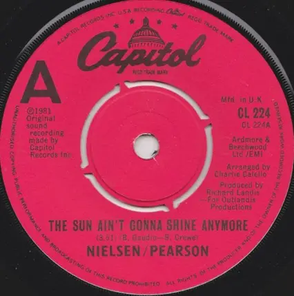 Nielsen Pearson Band - The Sun Ain't Gonna Shine Anymore