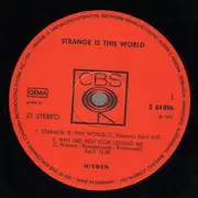 LP - Niemen - Strange Is This World - Original 1st German