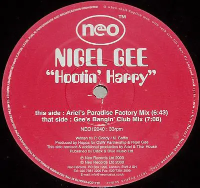 Nigel Gee - Hootin' Harry