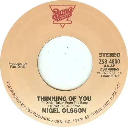 Nigel Olsson - Little Bit Of Soap
