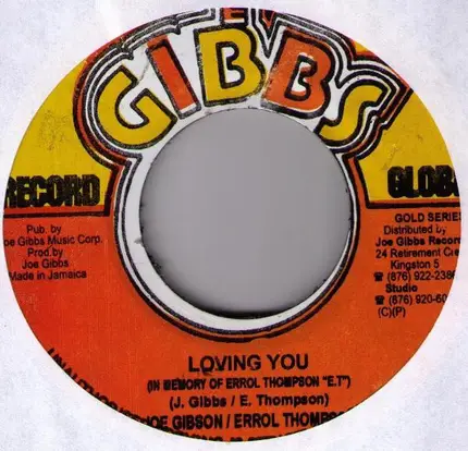 Nigger Kojak & Miss Glitter / Joe Gibbs & Errol Thompson - I Can't Stop Loving You / Loving You
