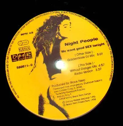 Night People - We Want Good Sex Tonight