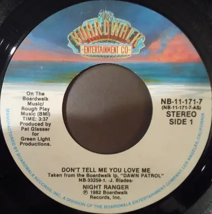 Night Ranger - Don't Tell Me You Love Me