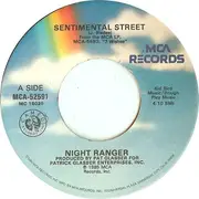 7inch Vinyl Single - Night Ranger - Sentimental Street / Night Machine