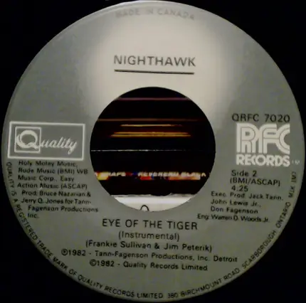 Nighthawk - Eye Of The Tiger