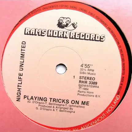 Nightlife Unlimited - Playing Tricks On Me