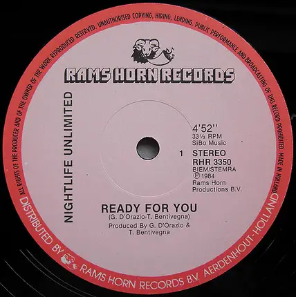 Nightlife Unlimited - Ready For You