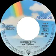 7inch Vinyl Single - Nik Kershaw - Elisabeth's Eyes