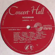 LP - Robert Schumann/ Nikita Magaloff - Carnaval - Etudes symphoniques
