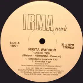 nikita warren - I Need You