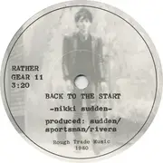 7'' - Nikki Sudden - Back To The Start