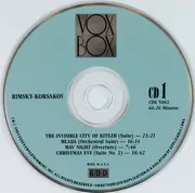 Double CD - Rimsky-Korsakov - The Spirit Of Russia (Orchestral Suites / Overtures / Piano Concerto / Violin Fantasy)