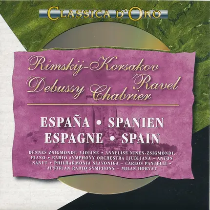 Rimsky-Korsakov , Ravel , Debussy , Chabrier - Espana, Spanien, Espagne, Spain