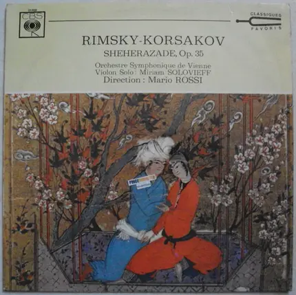 Nikolai Rimsky-Korsakov , Miriam Solovieff , Orchester Der Wiener Staatsoper , Mario Rossi - Scheherazade,Op.35