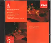 Double CD - Nikolai Rimsky-Korsakov, Arensky, Glazunov, Yevgeny Svetlanov - Scheherazade, Variations On A Theme By Tchaikovsky, The Seasons - Concert Waltzes