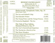 CD - Nikolai Rimsky-Korsakov - Sheherazade, Op. 35 • The Tale Of Tsar Saltan, Op. 57