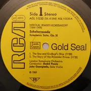 LP - Rimsky-Korsakov - Scheherazade, Zar Saltan - Gold Seal