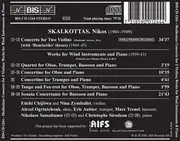 CD - Nikos Skalkottas - Concerto For Two Violins / Music For Wind Instruments & Piano