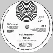 LP - Nirvana - Local Anaesthetic - original swirl uk