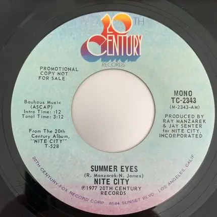 Nite City - Summer Eyes