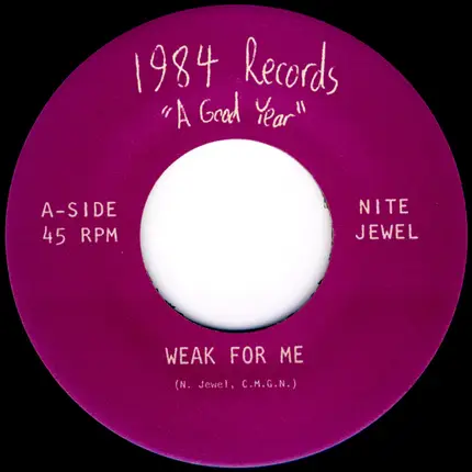 Nite Jewel - Weak For Me