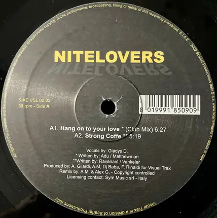 Nitelovers - Hang On To Your Love