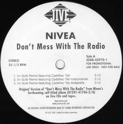 Nivea - don't mess with the radio