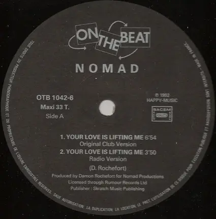 Nomad - Your Love Is Lifting Me
