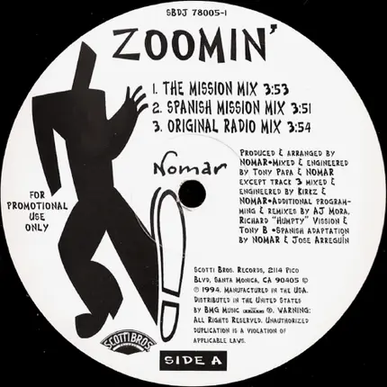Nomar - Zoomin' (Remixes)