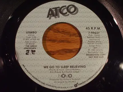 Nómo - We Go To Sleep Believing
