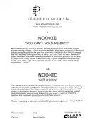 Nookie - You Can't Hold Me Back / Get Down