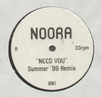 Noora - Need You (Summer '99 Remix)