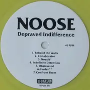 7inch Vinyl Single - Noose - Depraved Indifference - yellow translucent