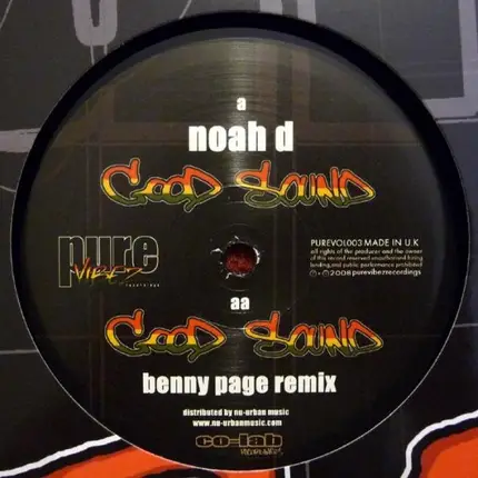Noah D - Good Sound / Good Sound (Benny Page Remix)