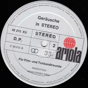 LP - No Artist - Geräusche In Stereo - Für Film Und Tonbandfreunde