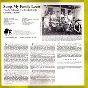 LP - Nobel Cowden - Songs My Family Loves
