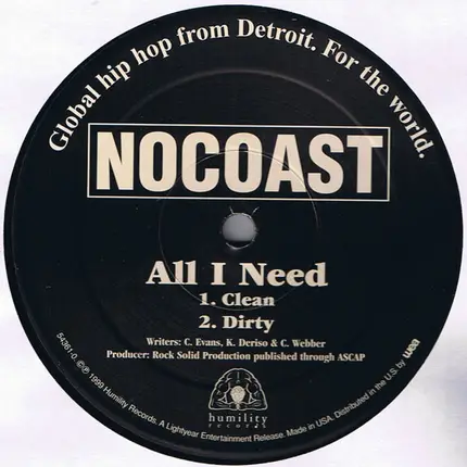 Nocoast, No Coast - All I Need