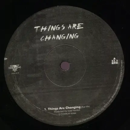 Noel Nanton - Things Are Changing
