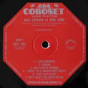 LP - Noël Coward - Noel Coward In New York
