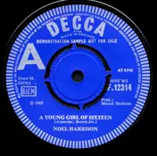 Noel Harrison - A Young Girl Of Sixteen