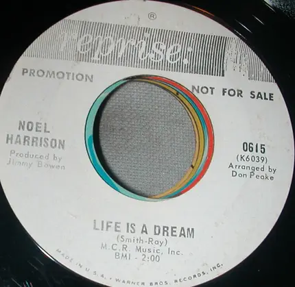 Noel Harrison - Life Is A Dream / Suzanne