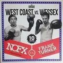 LP - NOFX Vs. Frank Turner - West Coast Vs. Wessex - Ltd. Ed., Blue/Clear with White Splatter Vinyl
